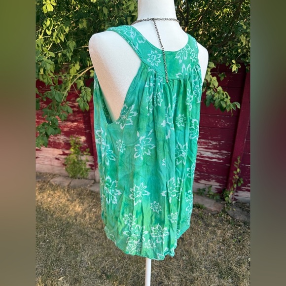 EUC- Vintage Batik Tie Dye Sleeveless Top- Size S-L - Picture 6 of 6